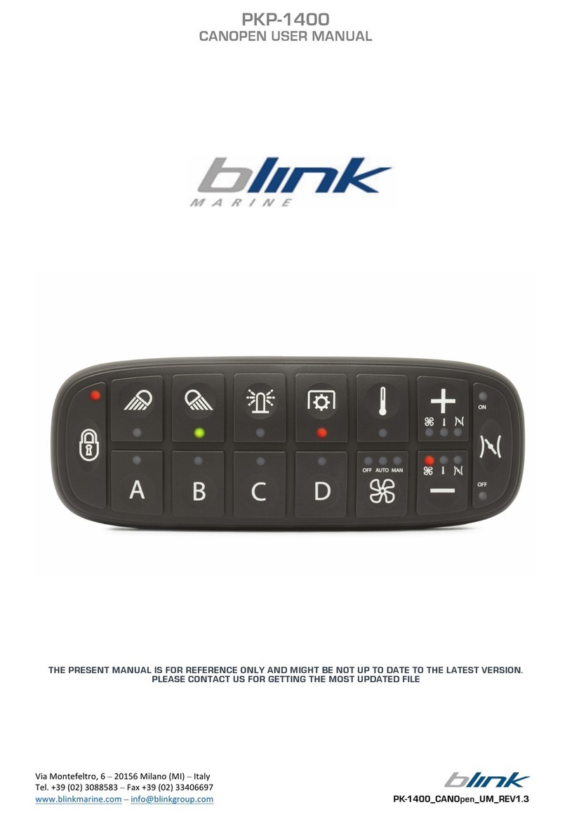 Blink Marine PKP-1400 user manual