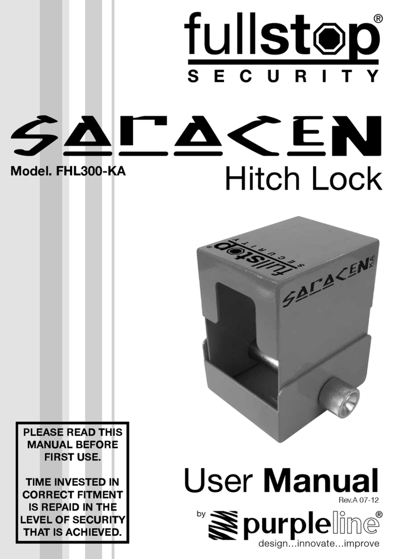 Purpleline Fullstop Security Saracen FHL300-KA user manual