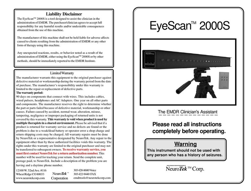 NeuroTek EyeScan 2000S User manual