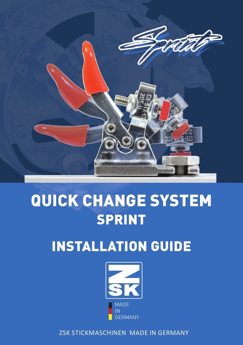 ZSK SPRINT Series installation guide