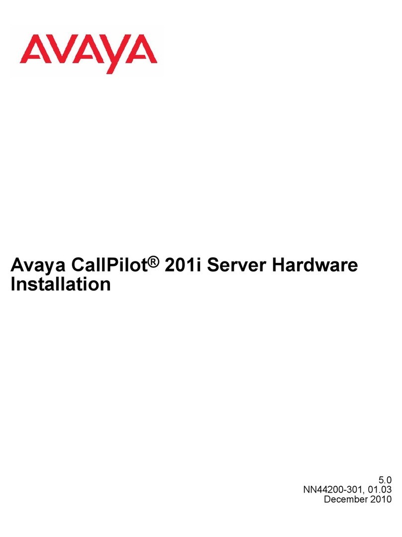 Avaya CallPilot 201i Manual
