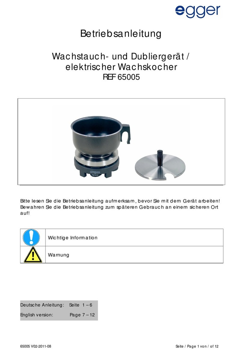 Egger 65005 operating instructions