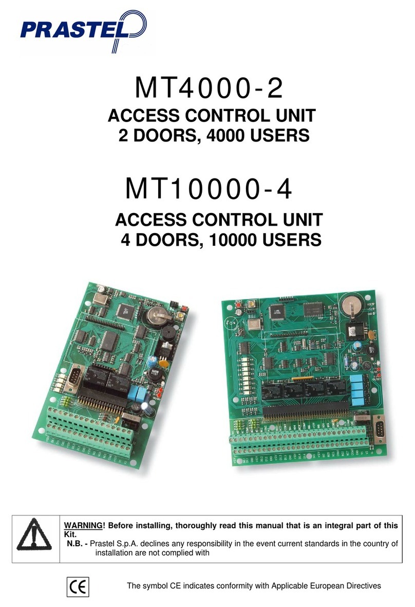 PRASTEL MT4000-2 manual
