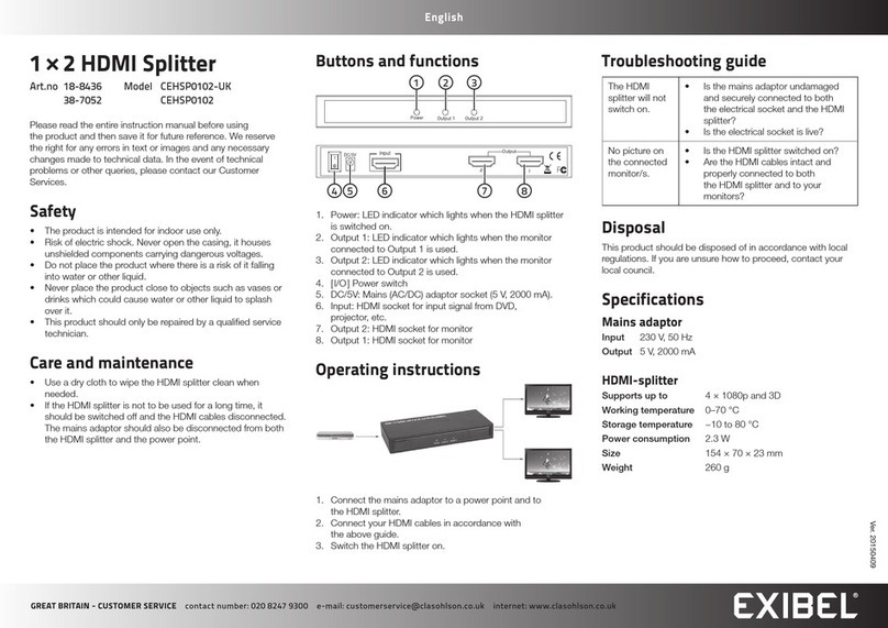 Clas Ohlson CEHSP0102-UK manual