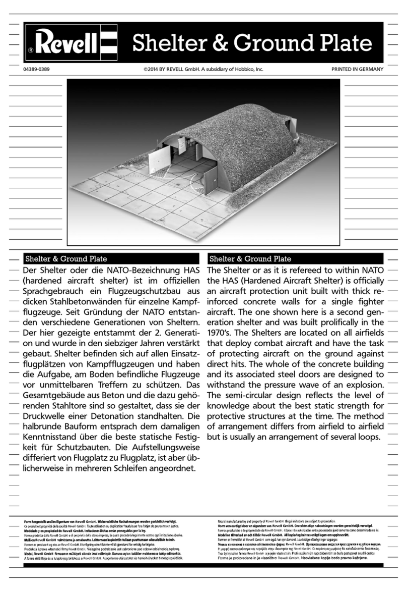 REVELL Shelter & Ground Plate User manual