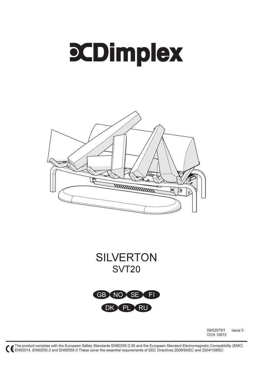 Dimplex Silverton SVT20 User manual Dimplex Silverton SVT20 User manual