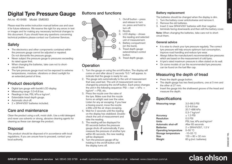 Clas Ohlson EM6083 manual