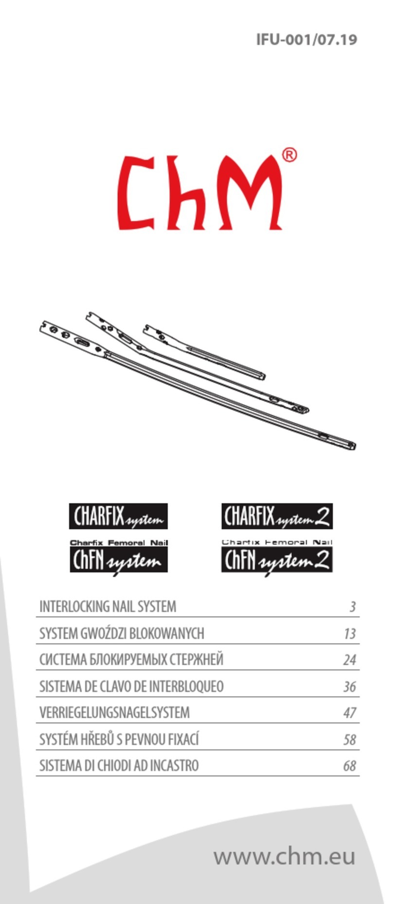 ChM CHARFIX system Instructions for use