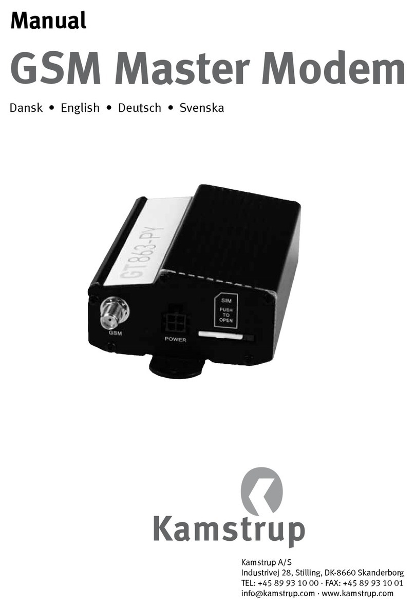 Kamstrup GT863-PY manual