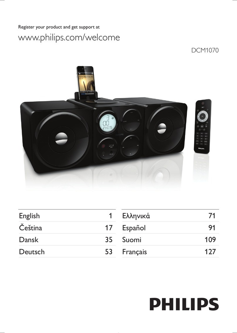Philips DCM1070 User manual