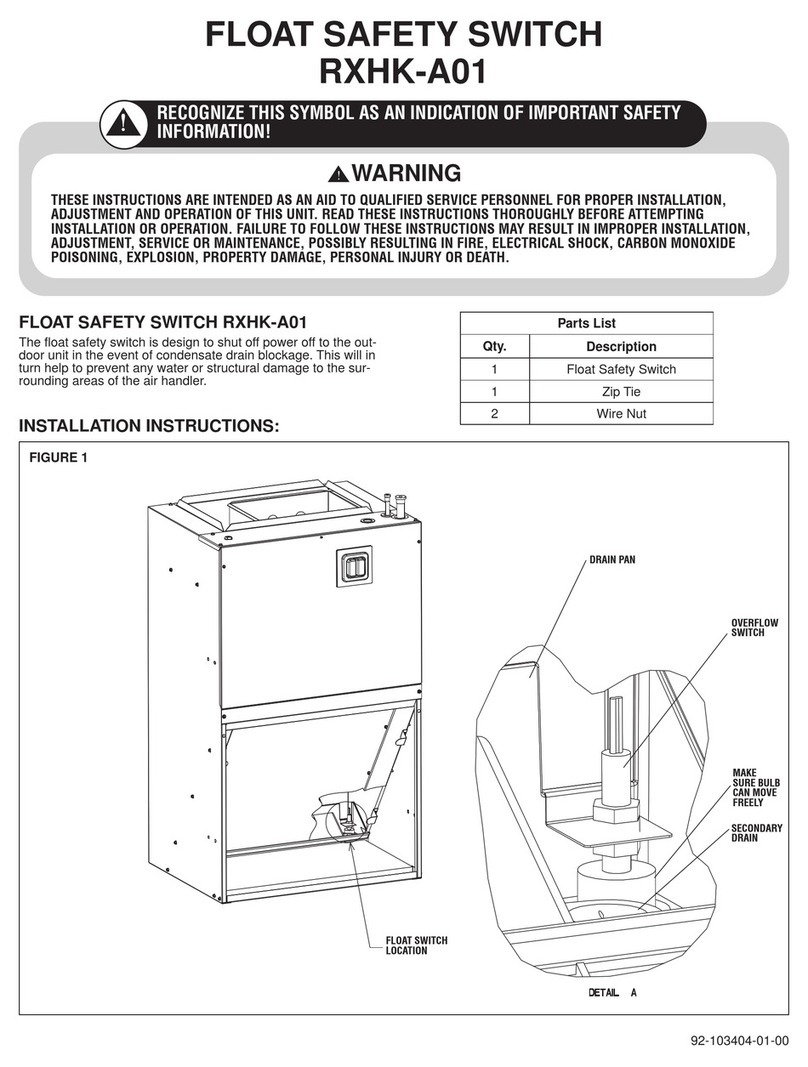 Rheem RXHK-A01 installation instructions