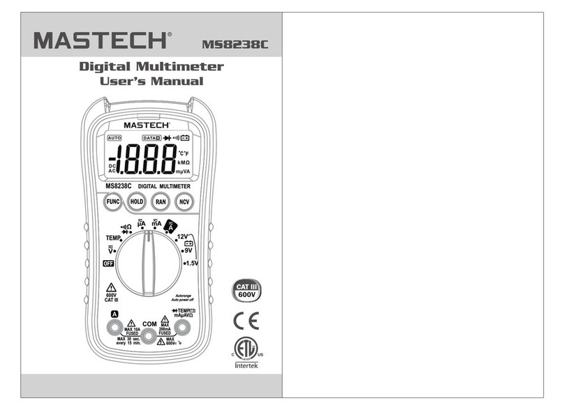 Mastech MS8238C user manual