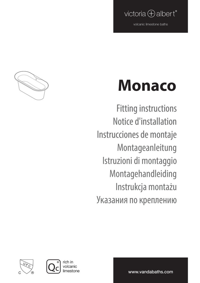 Victoria + Albert Monaco Fitting instructions Victoria + Albert Monaco Fitting instructions