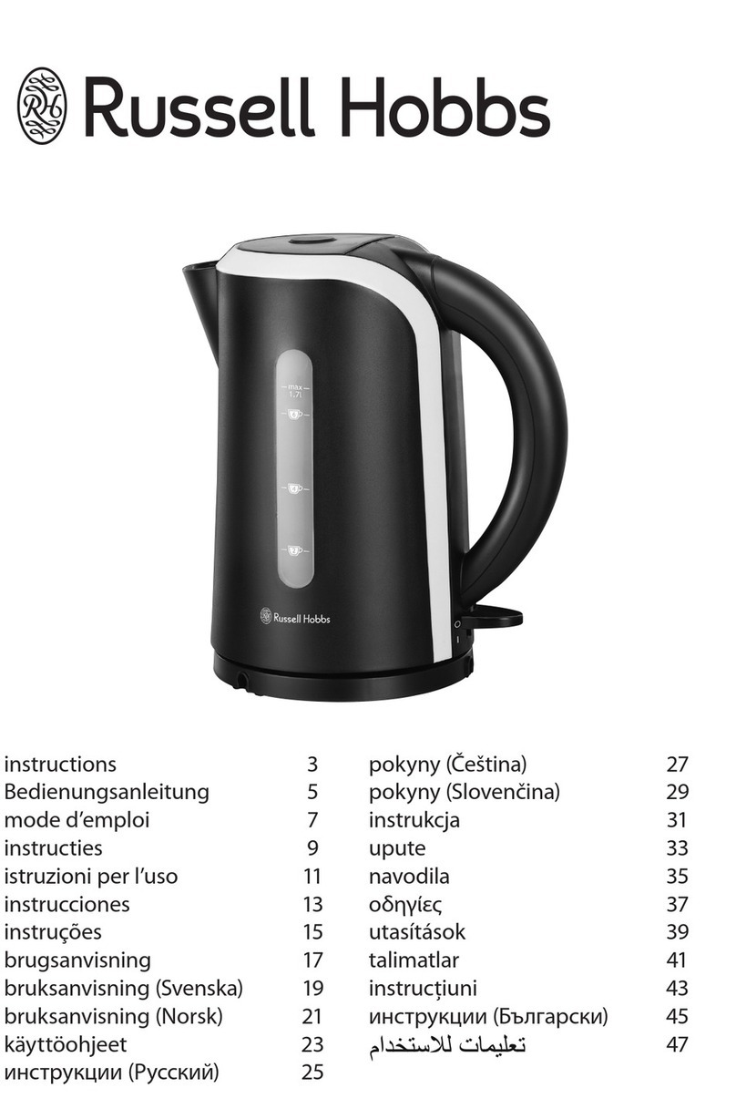Russell Hobbs 18534-70 instructions