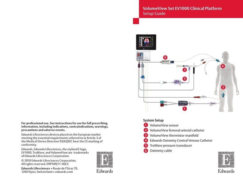 Edwards VolumeView  EV1000 User manual