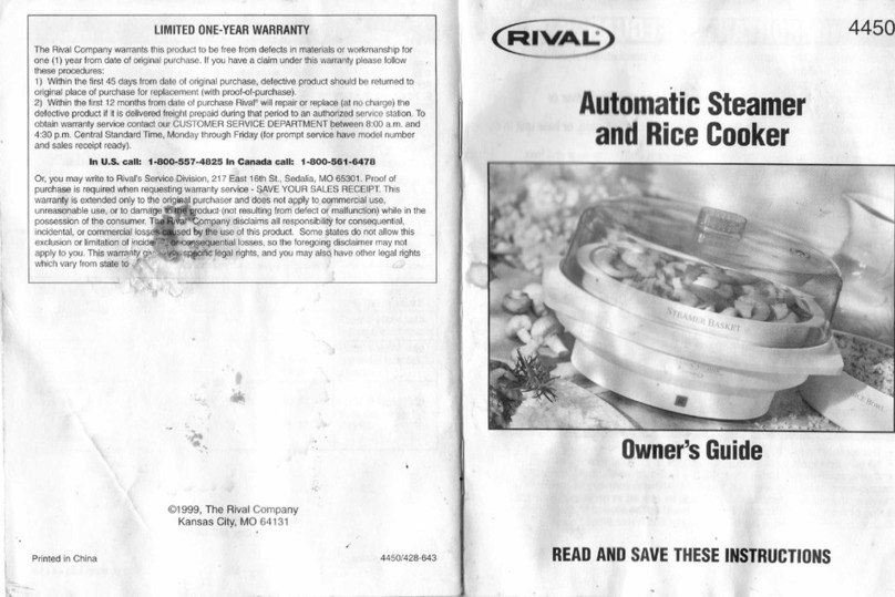 Rival 4450 User manual