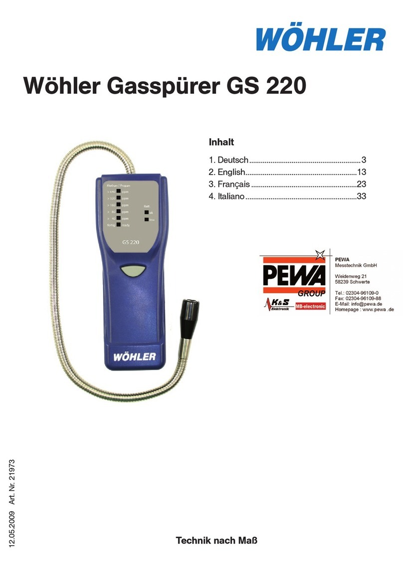 Wohler GS 220 manual