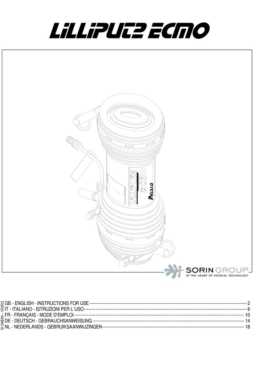 sorin LILLIPUT2 ECMO Instructions for use