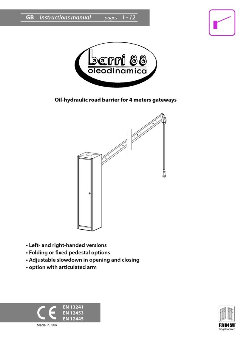 fadini BARRI 88 User manual