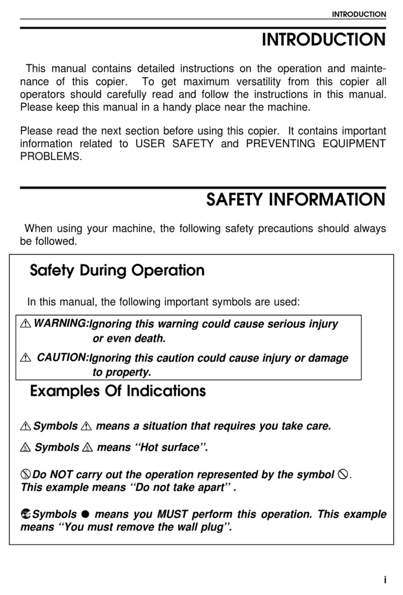 Ricoh Grand Kingfisher FT4018 User manual