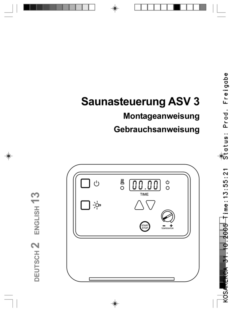 Sawo ASV 3 Assembling Instructions Operating instructions