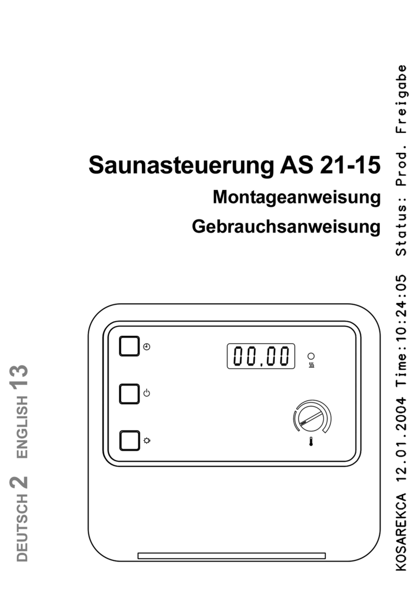 Sawo AS 21-15 Assembling Instructions Operating instructions