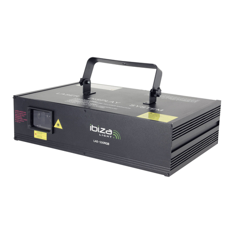 Ibiza LAS-500RGB User manual