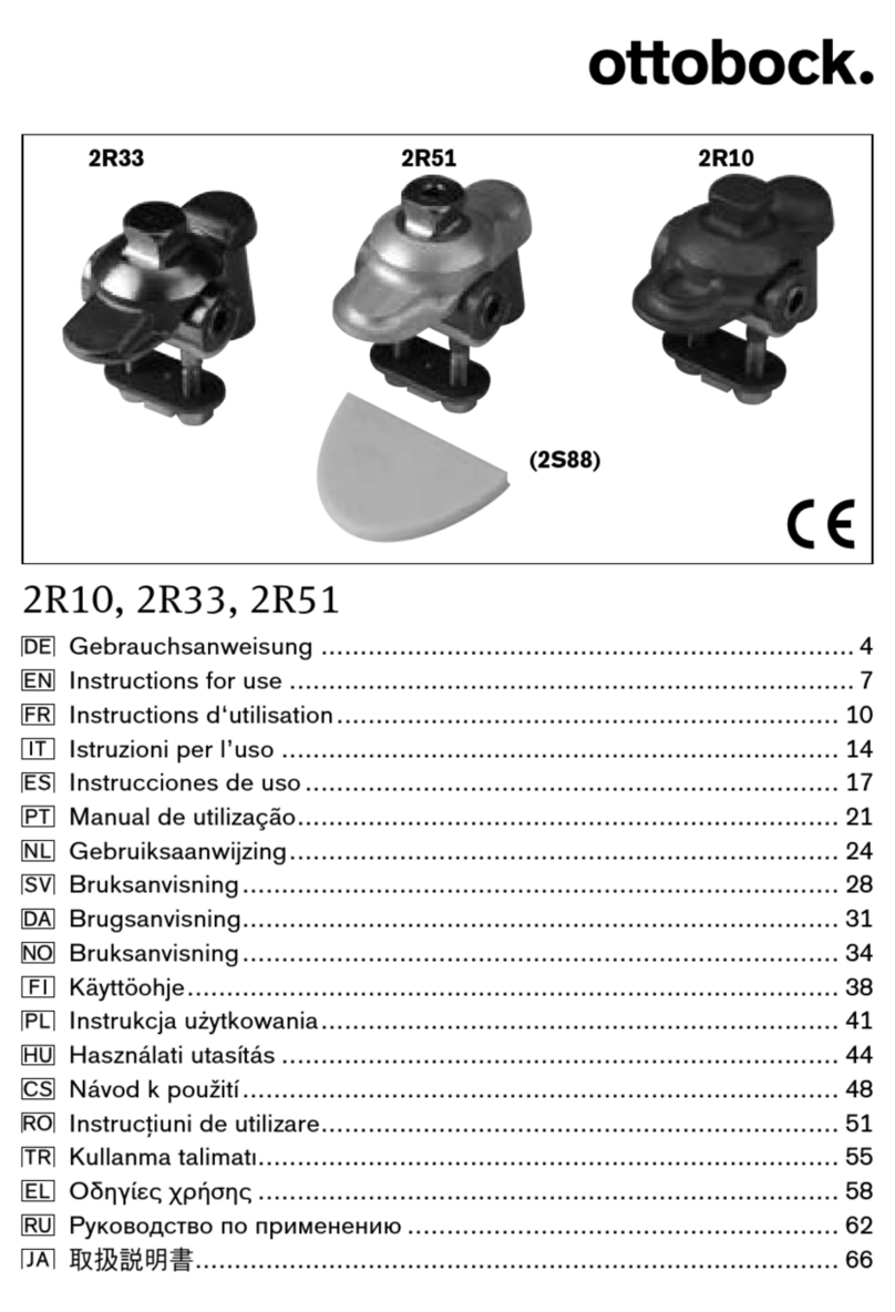 Otto Bock 2R10 Instructions for use