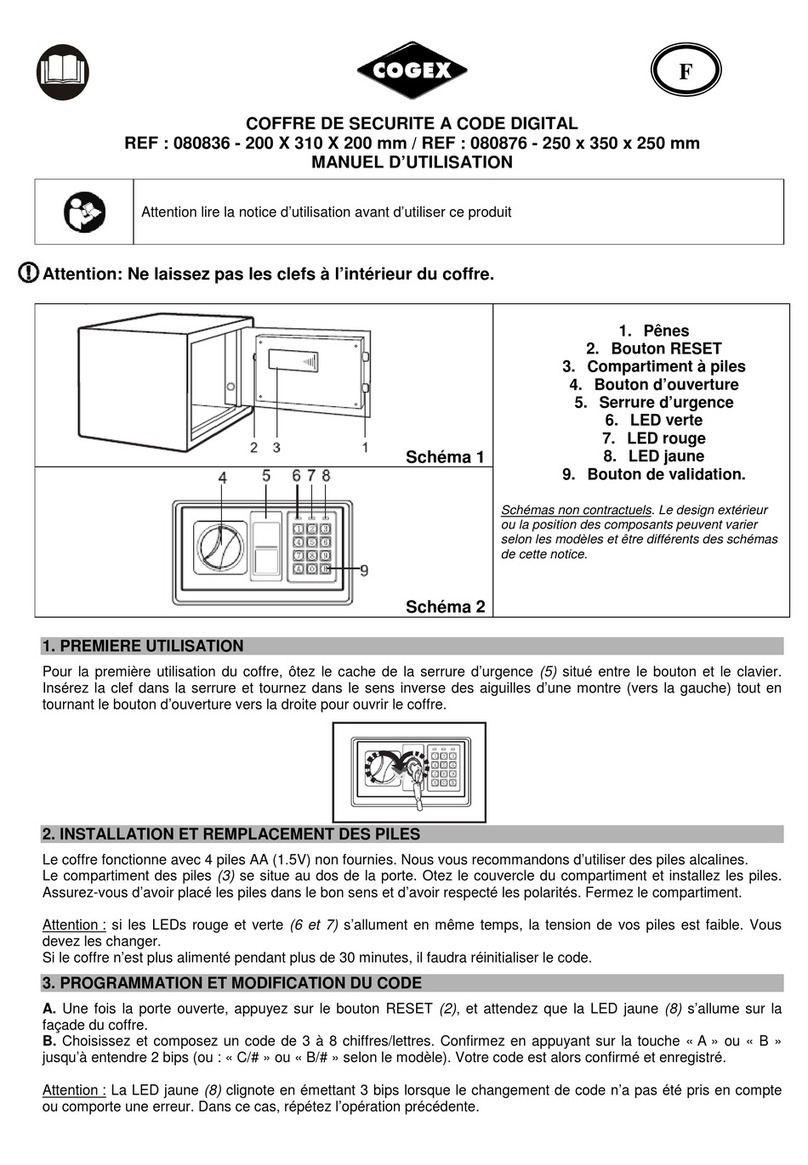 COGEX 080836 instruction manual
