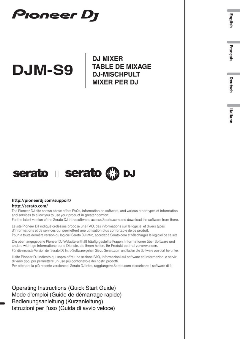 PIONEER DJ DJM-S9 operating instructions