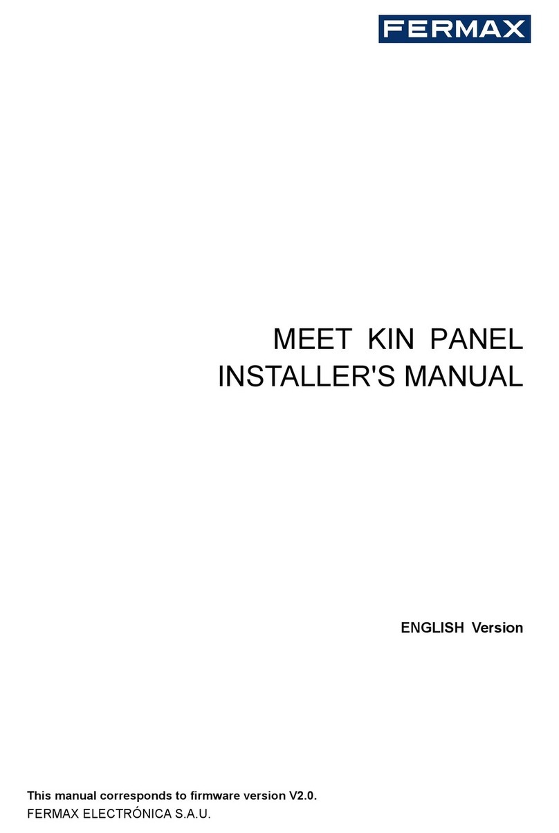 Fermax MEET KIN Installer manual
