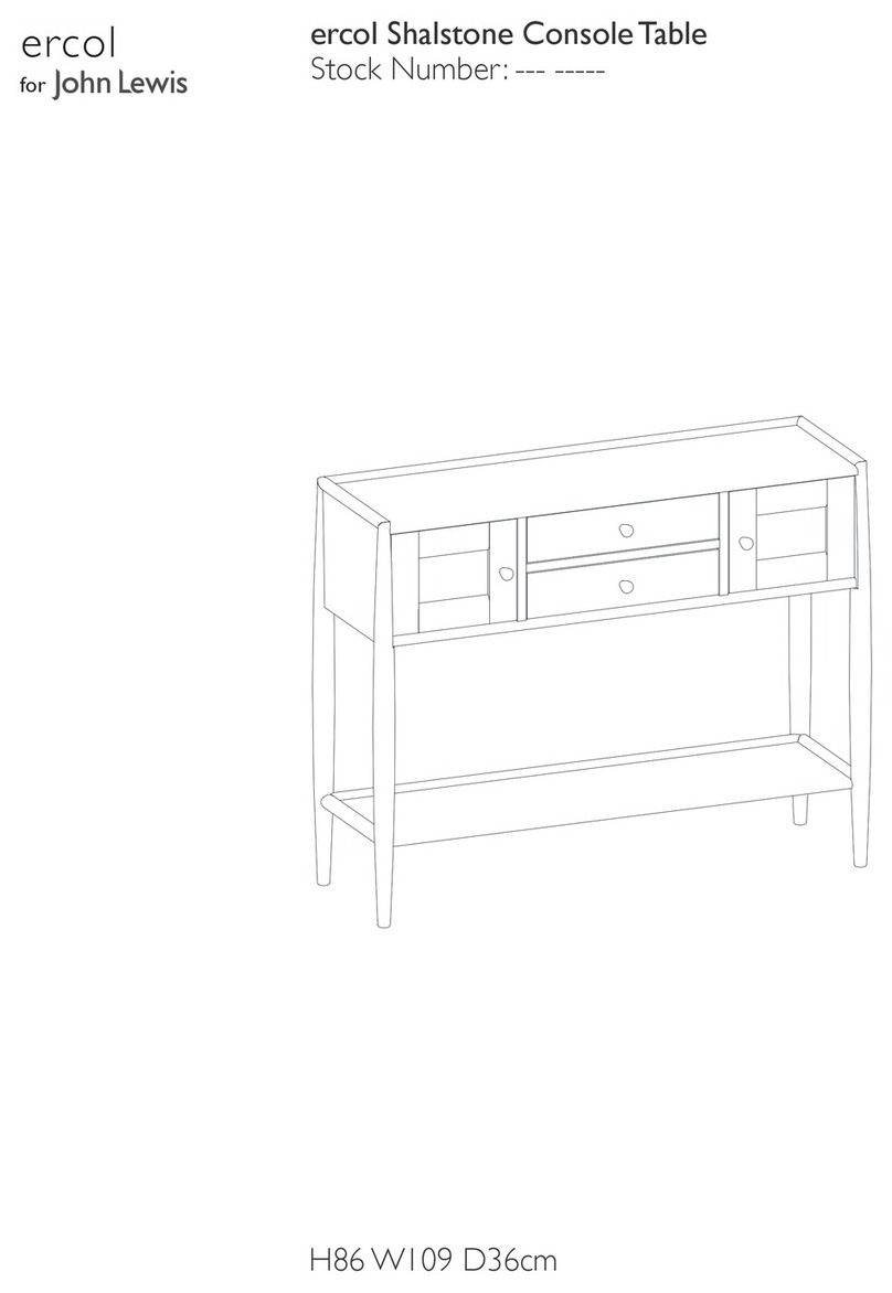 Ercol Shalstone User manual Ercol Shalstone User manual