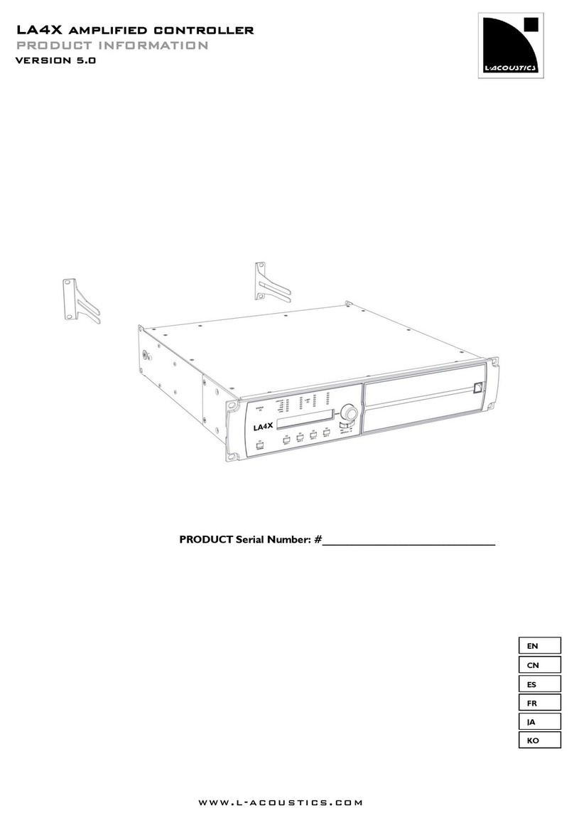 L-Acoustics LA4X Product information