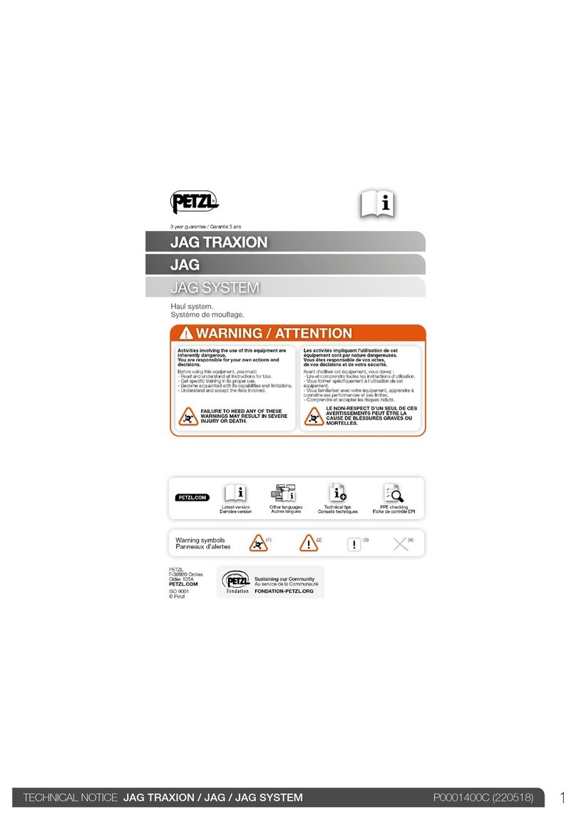Petzl JAG TRAXION manual