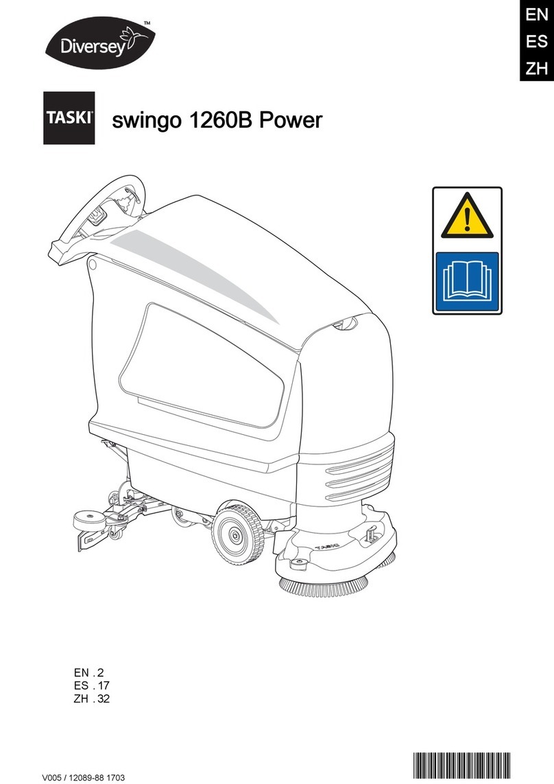 diversey TASKI swingo 1260B Power User manual