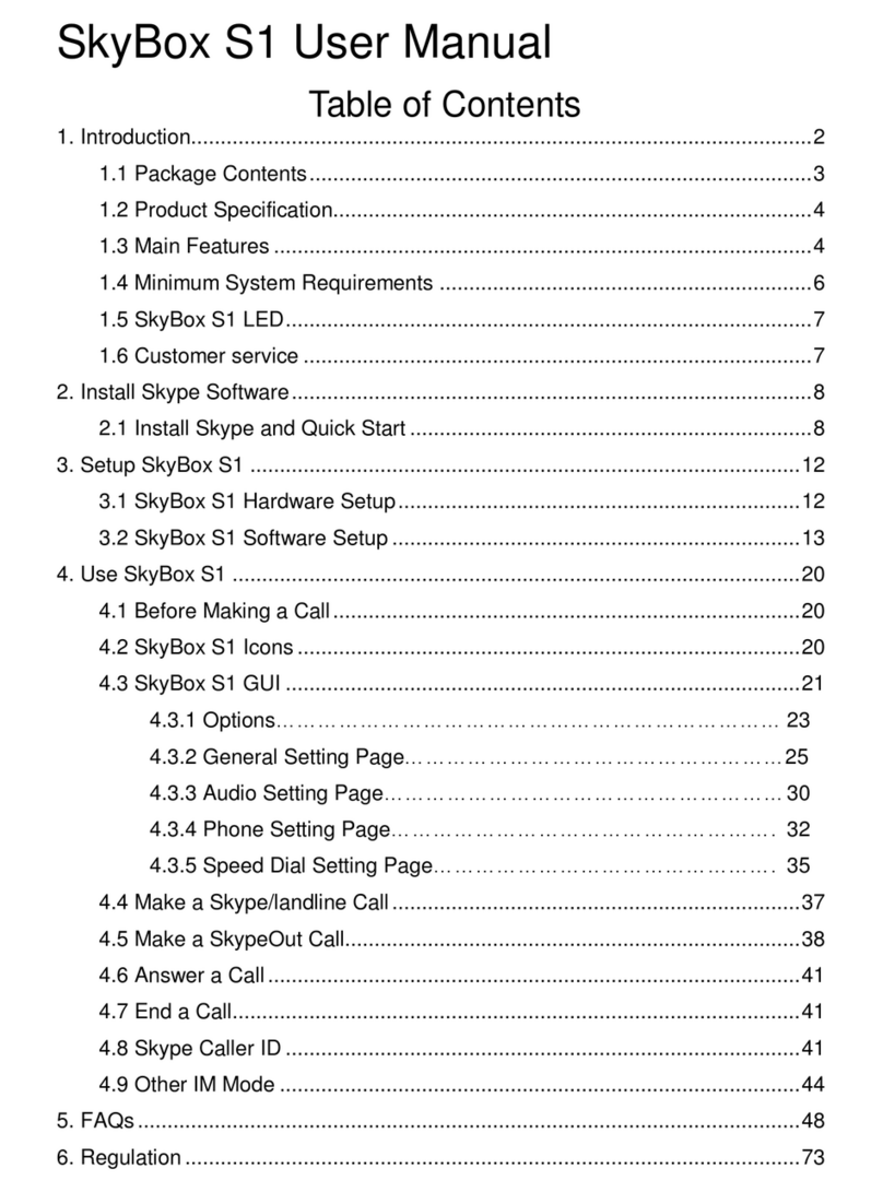 Regin Tech SkyBox S1 user manual