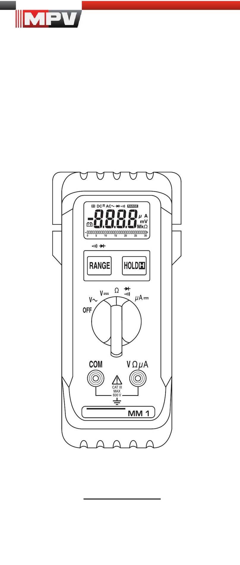 MPV MN 1 operating manual