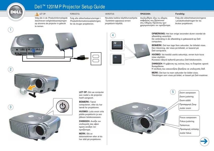 Dell 1201MP User manual Dell 1201MP User manual