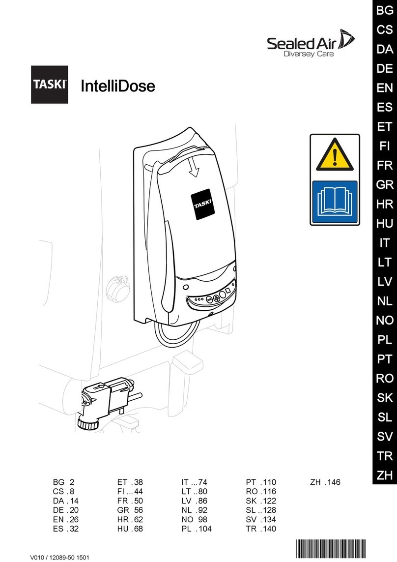 Sealed Air Diversey Care TASKI IntelliDose User manual