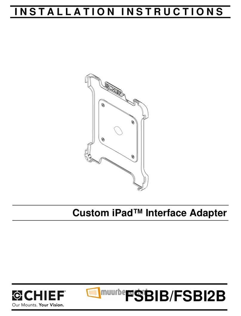 CHIEF FSBI2B installation instructions