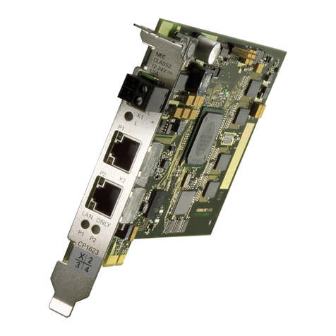 Siemens SIMATIC NET CP 1623 User manual
