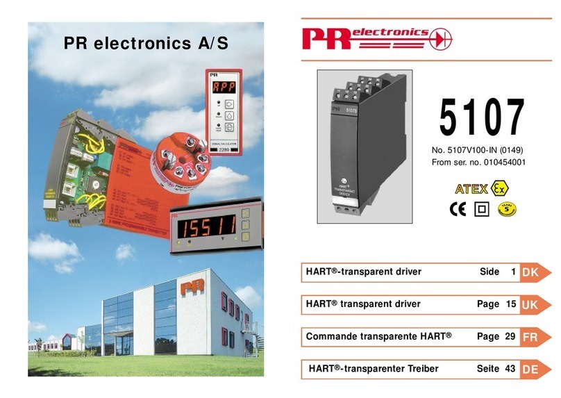 PR electronics 5107 manual