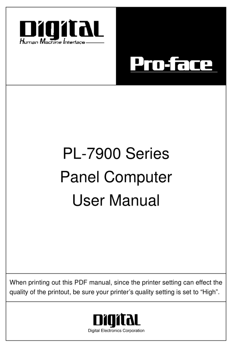Pro-face PL-7900 Series user manual