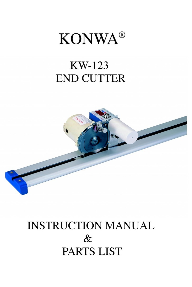 KONWA KW-123 instruction manual