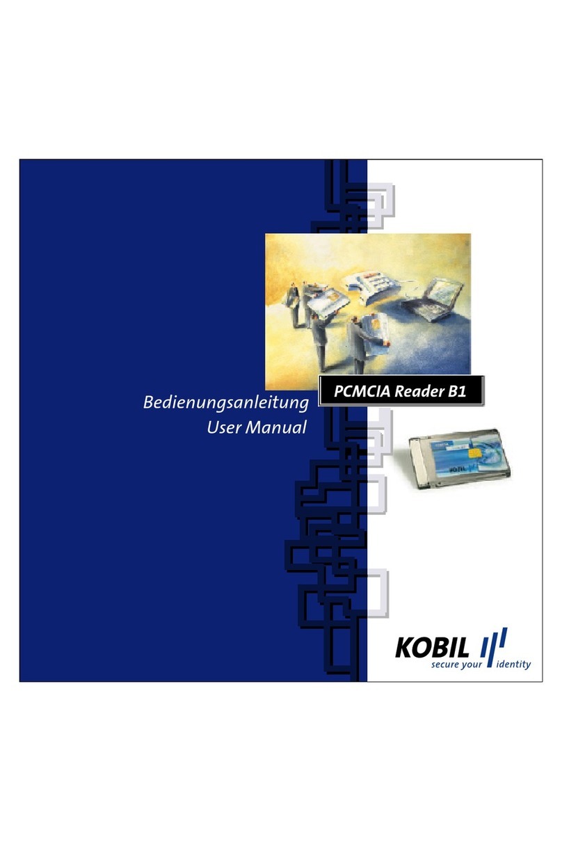 Kobil PCMCIA Reader B1 user manual