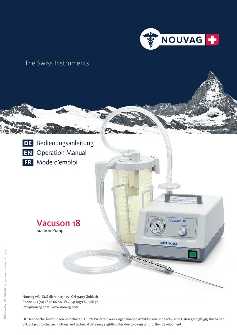 Nouvag Vacuson 18 Operation manual Nouvag Vacuson 18 Operation manual