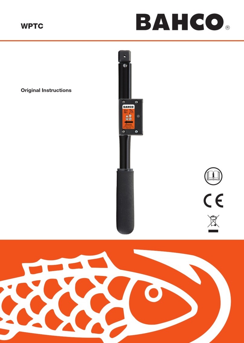 Bahco WPTC Series User manual