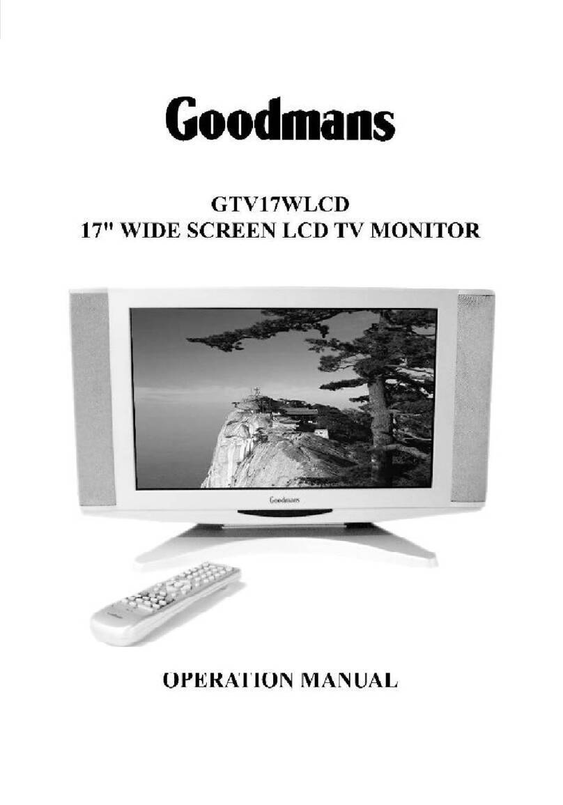 Goodmans GTV17WLCD User manual