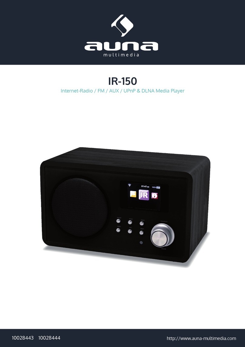 auna multimedia IR-150 manual