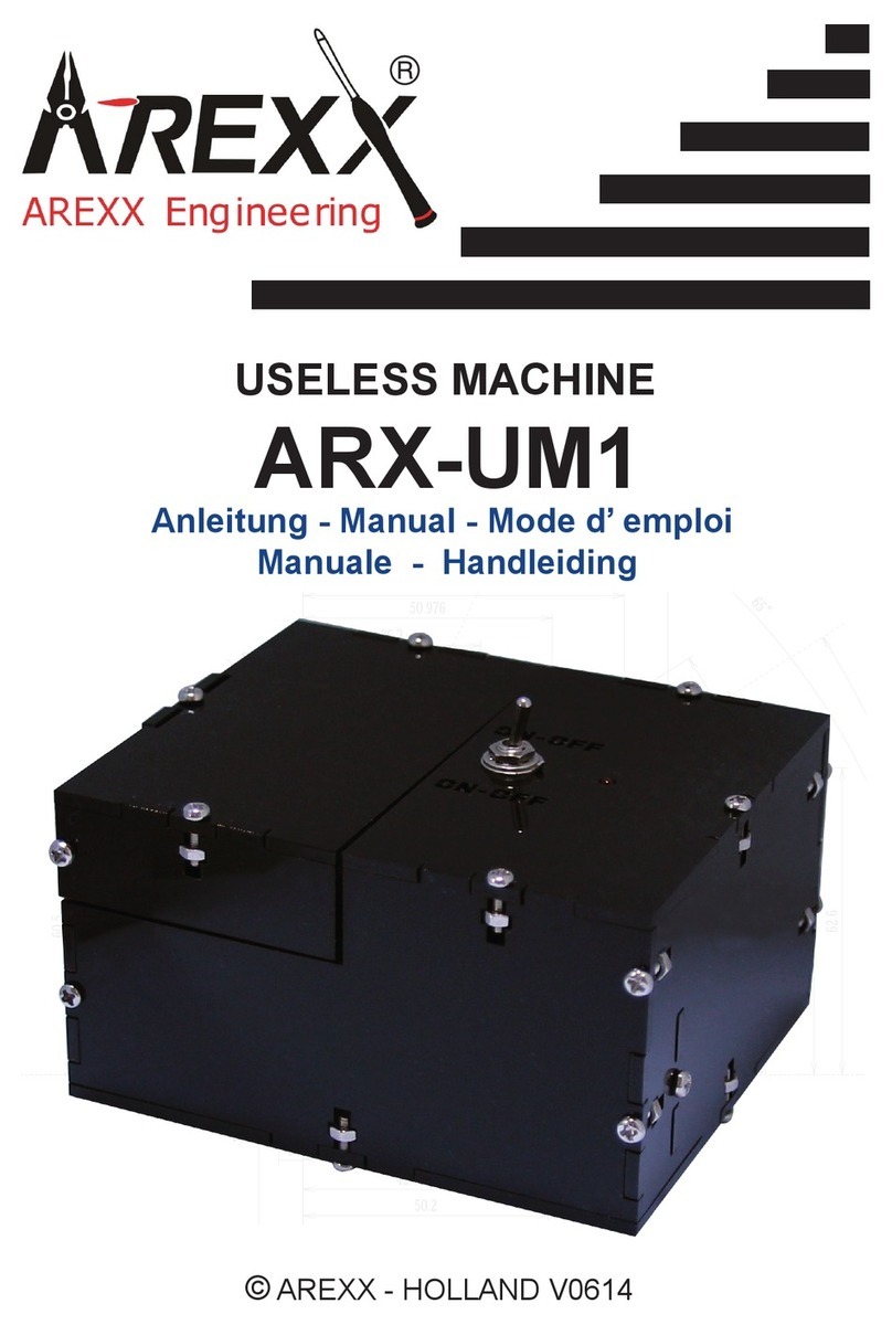 Arexx USELESS MACHINE ARX-UM1 manual